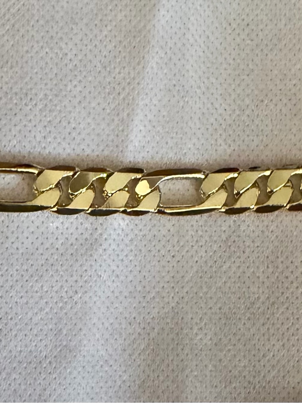 Gold Filled Figaro Chain Womans Bracelet